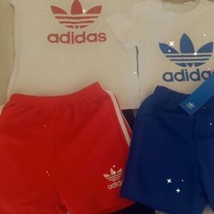Unisex two piece short sets